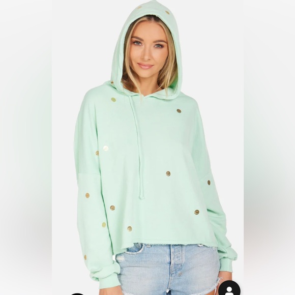 NEW MICHAEL LAUREN HAPPY FACE LOWRY HOODIE - Picture 4 of 8